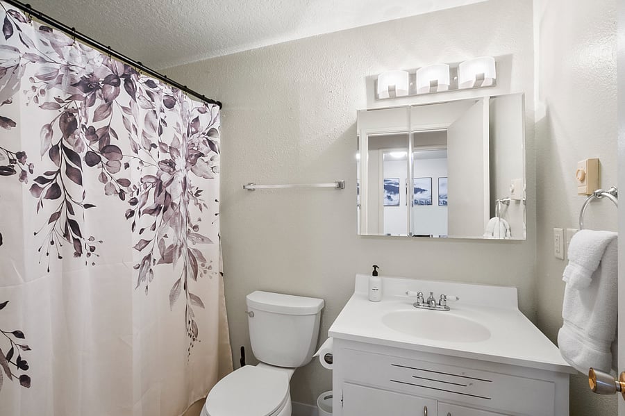 Full size bathroom.