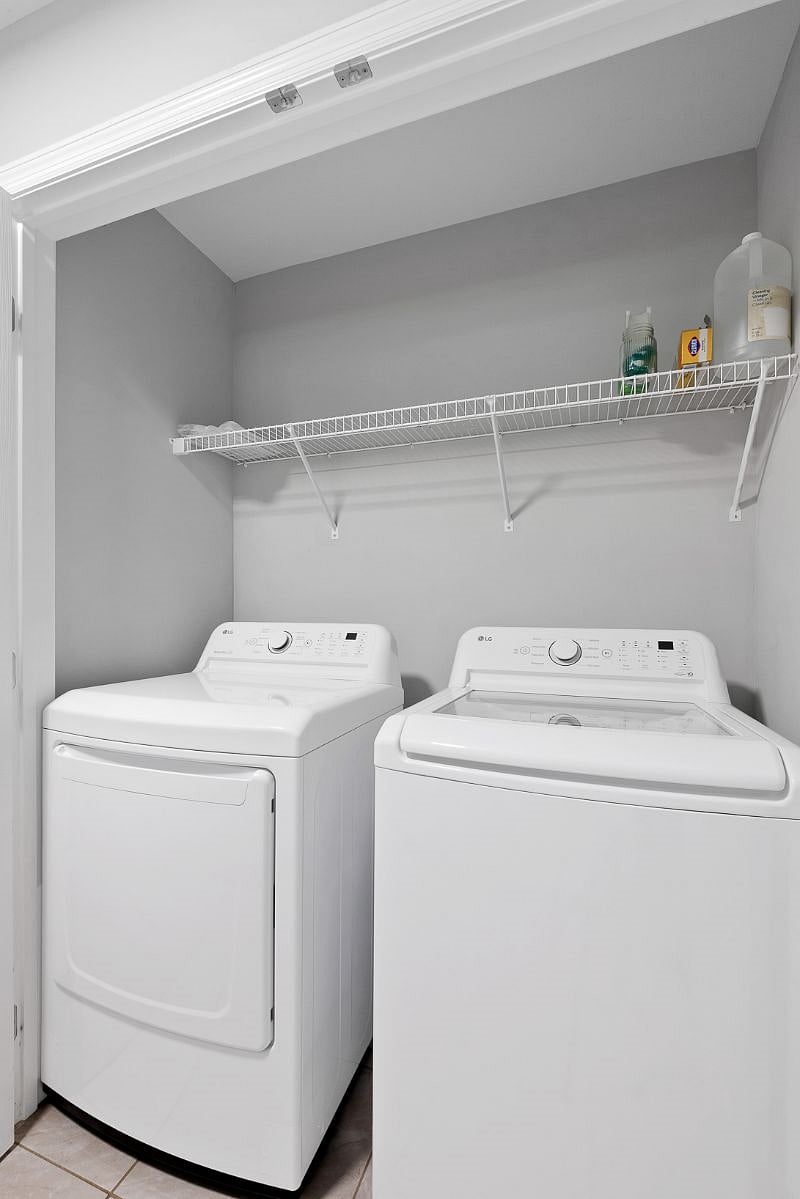 Brand new in-unit dishwasher and dryer