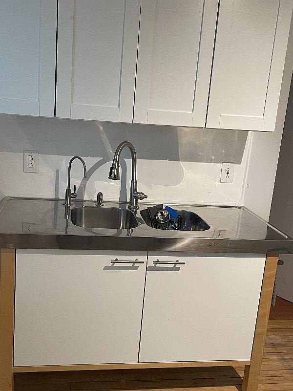 Remodeled Kitchen Sink & Cabinets