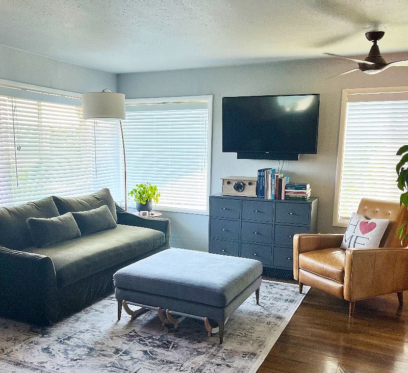 Living Room (Southwest-facing Windows)