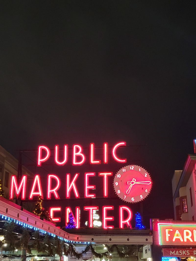 Downtown Seattle and Pike Place Market (6.8 miles away)