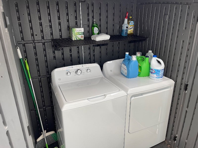 Washer and dryer