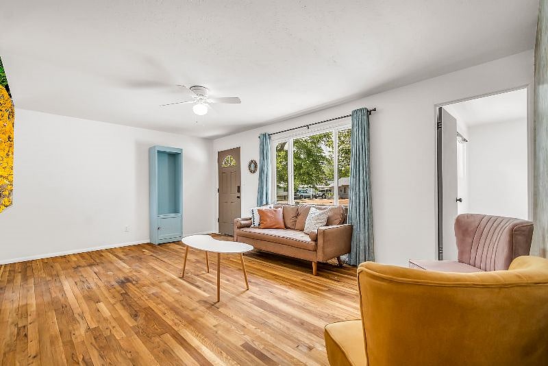 Bright open living room