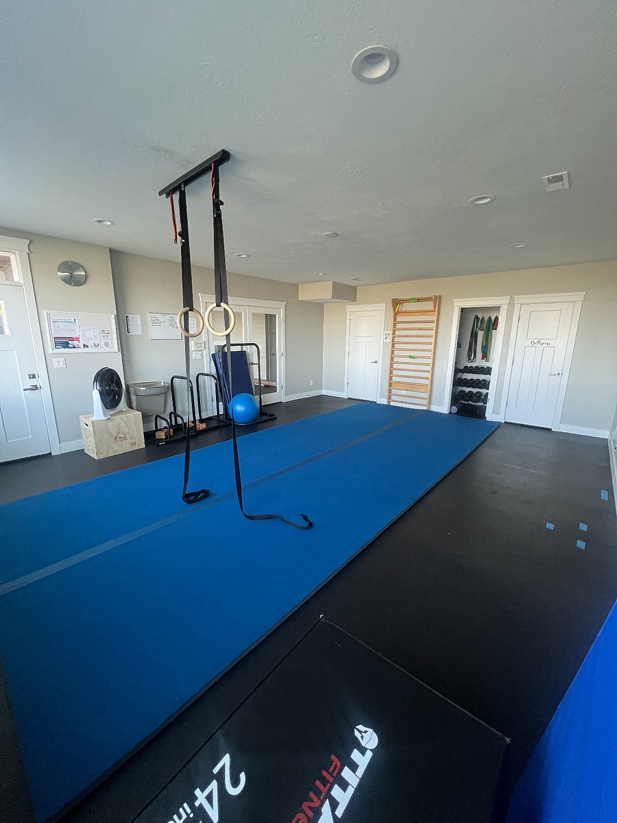 The gym is available to use whenever I'm not teaching. There are weights, kettlebells, dip bars, rings, paralettes, plyo box, plyo balls, stall bars, etc.