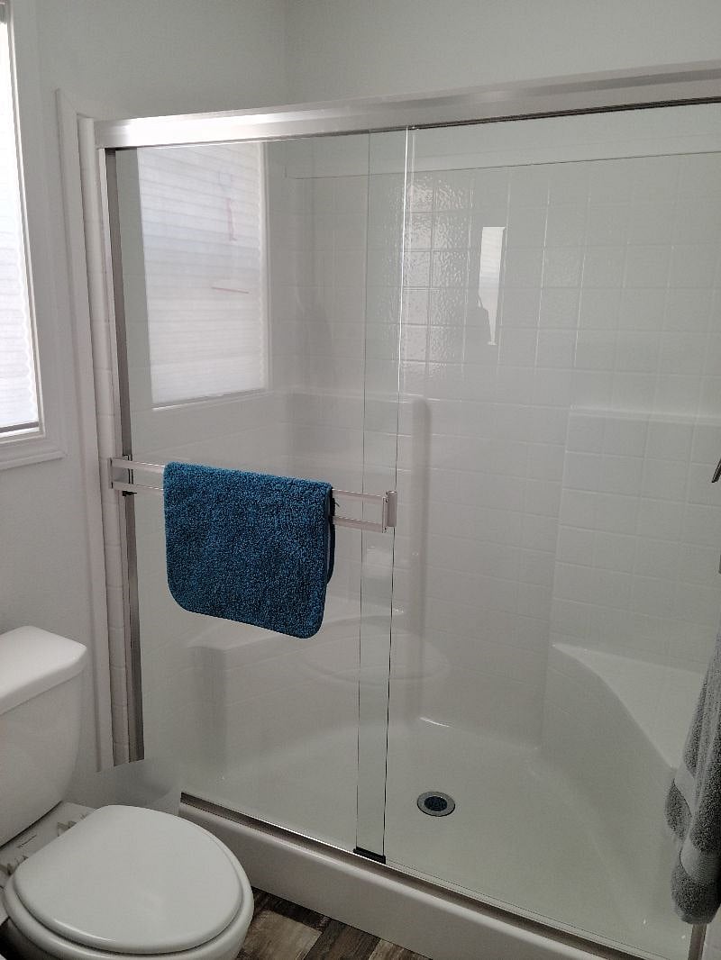 Primary Bathroom with Shower Door