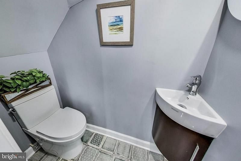 Half bath on first floor
