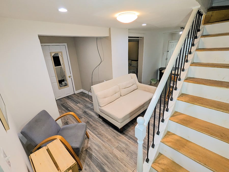 English Basement living area