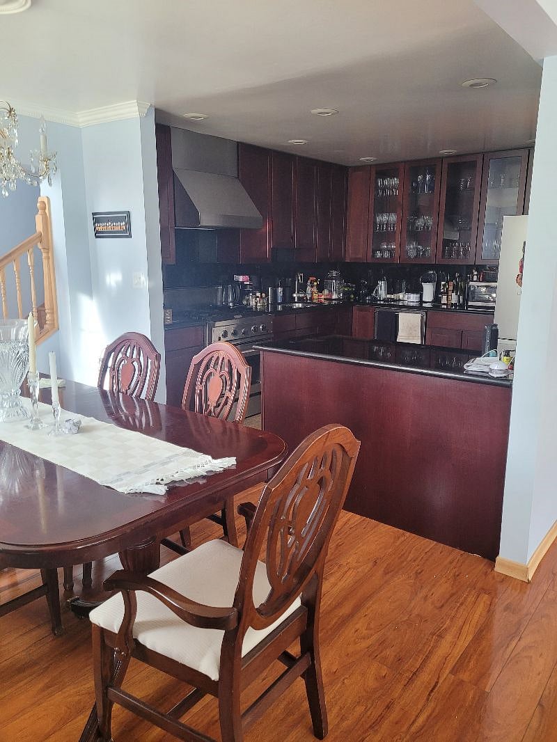 Shared dining rom and kitchen