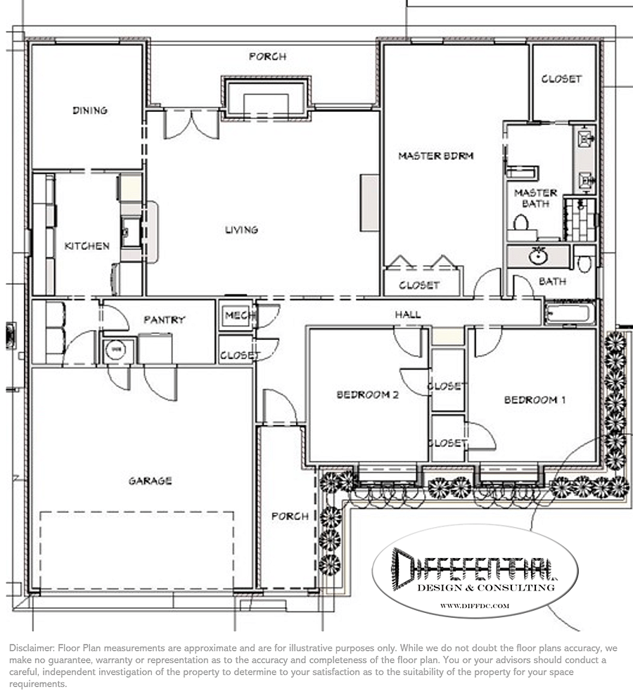 Floorplan of the home!