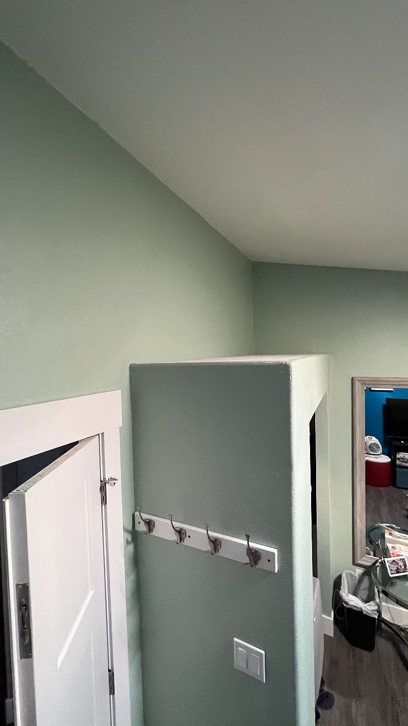 Storage space above closet