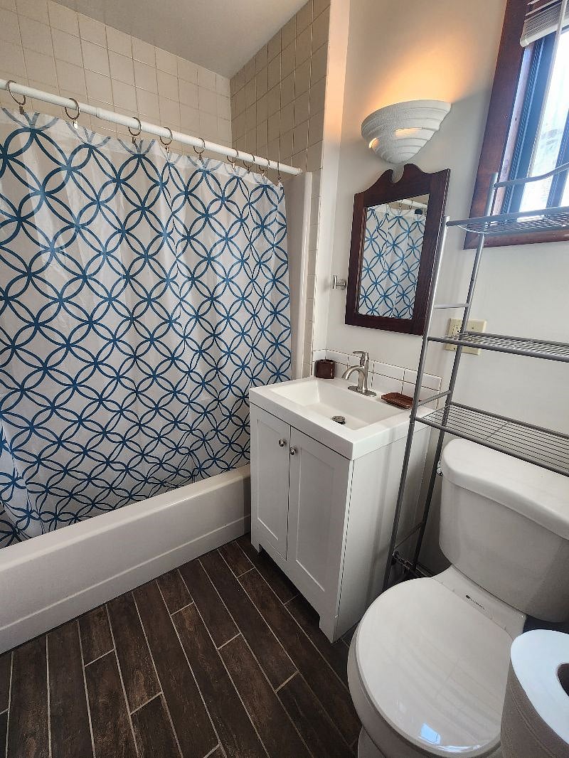 Newly remodeled bathroom