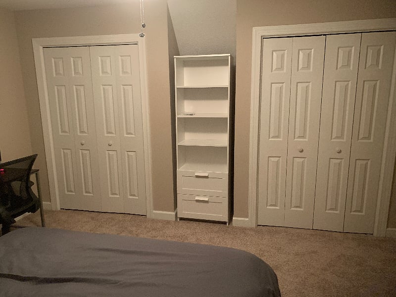 Plenty of closet space