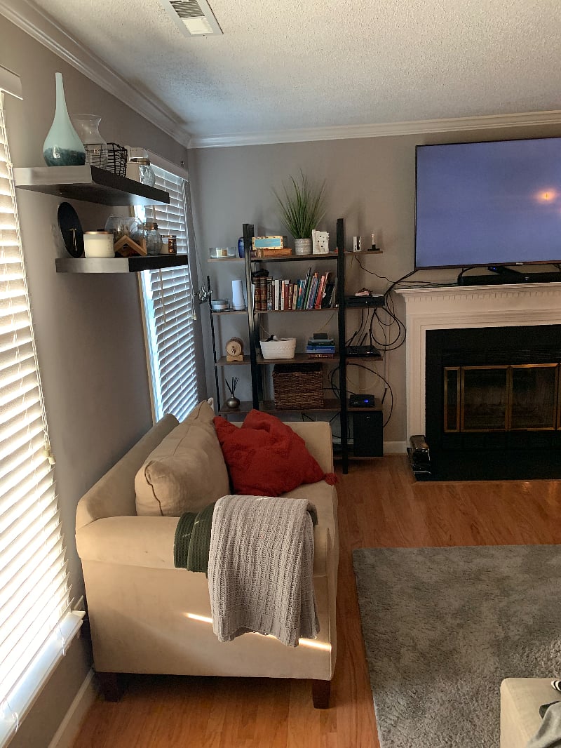 Living room entrance from front door