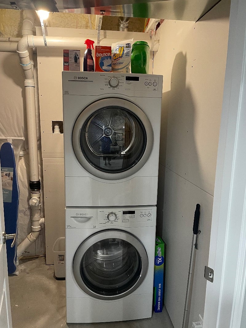 Private apartment laundry