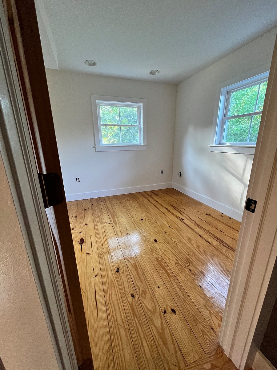 Bedroom - Currently being updated with new furniture, including a queen bed.