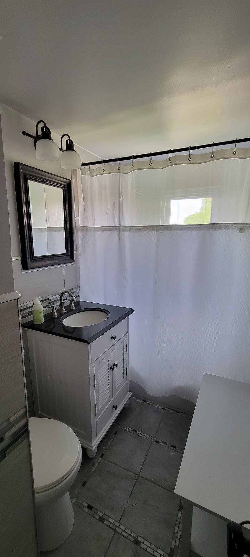 This bathroom will be cleaned every week because its shared.