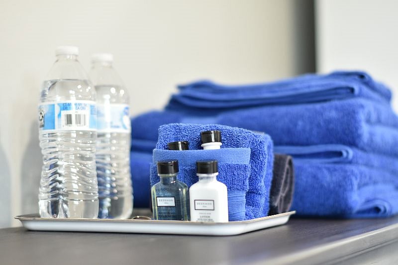 Waiting for you upon arrival courtesy of The Suite Life. 
Earplugs are included to ensure a good night's sleep!