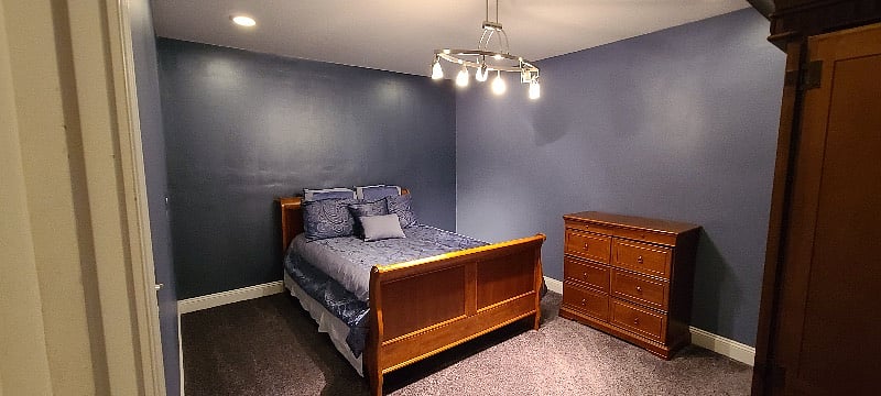 Bedroom #1 Lower level (Blue room)