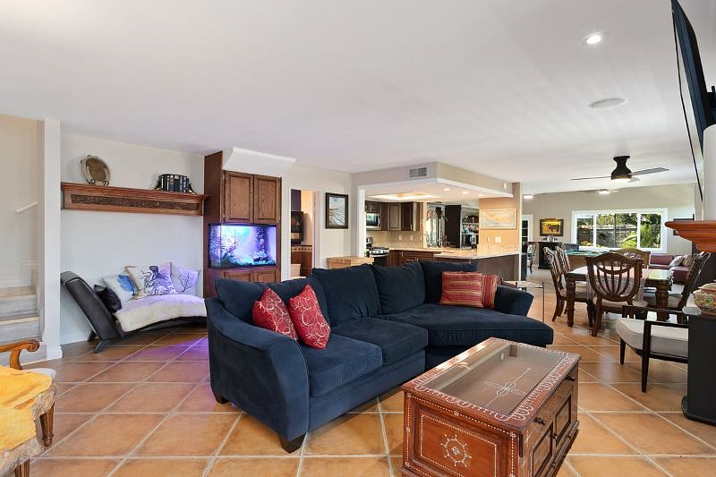 Living space on main floor.