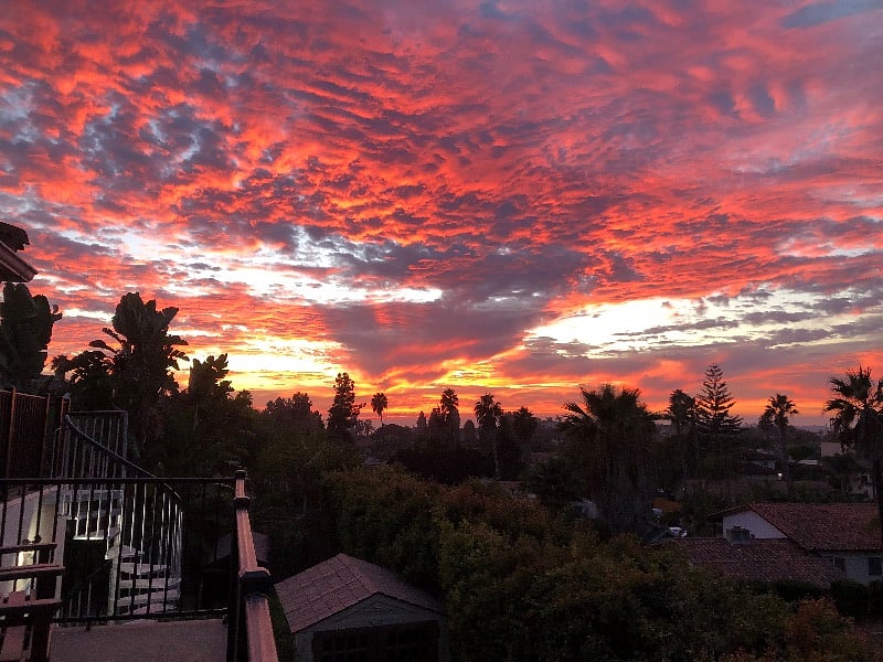 Amazing sunset views
