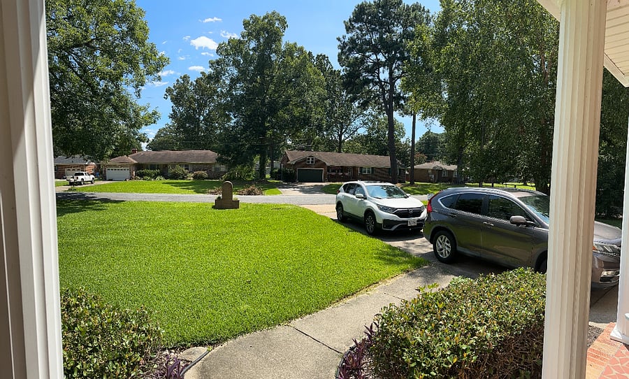 Husband and I park on one side. Renter has their own parking space. Renter does NOT share parking space.B