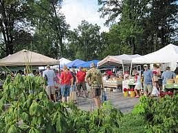 Saturday and Tuesday Farmer's Market in Tower Grove Park.