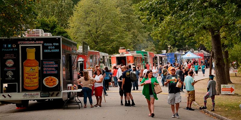Food Truck Friday's in Tower Grove Park.