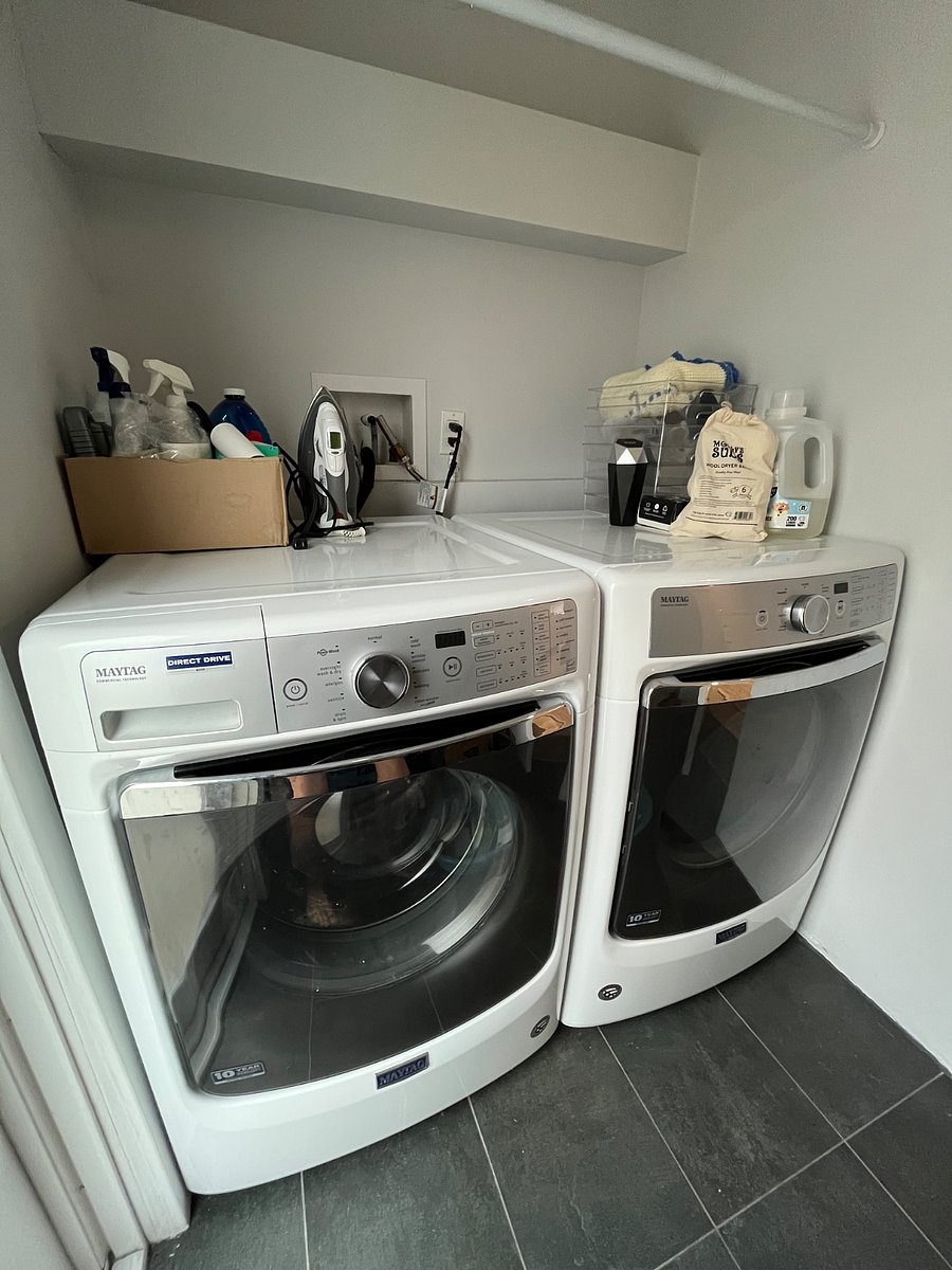 Access to laundry (washer and dryer), iron/ironing board