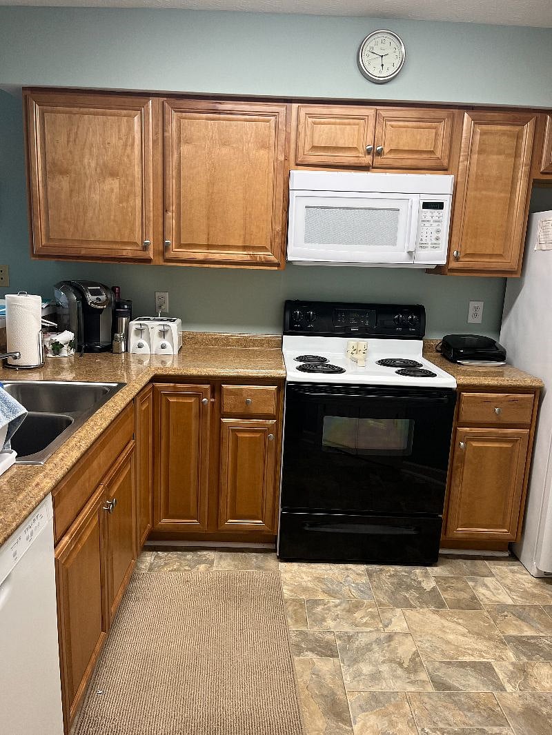 Recently updated kitchen cabinets.  
