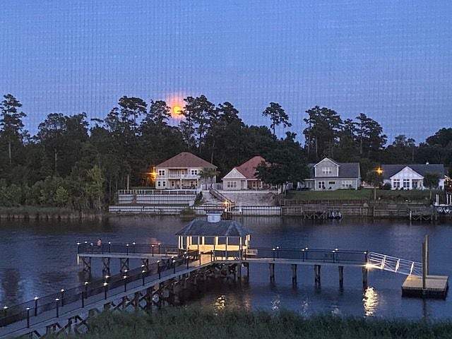 View of Intracoastal Waterway from Screened in Porch, Enjoy a beverage in the Gazebo on the Waterway or Fish on the Pier