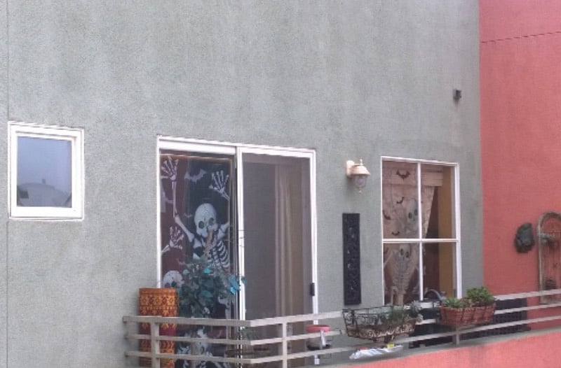 View looking onto the first Balcony