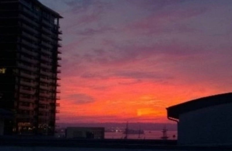 Sunset from Balcony