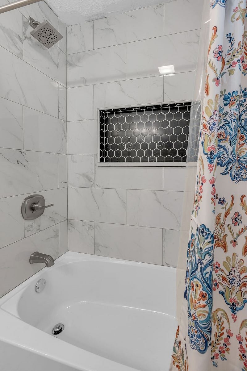 master bathroom with double sink