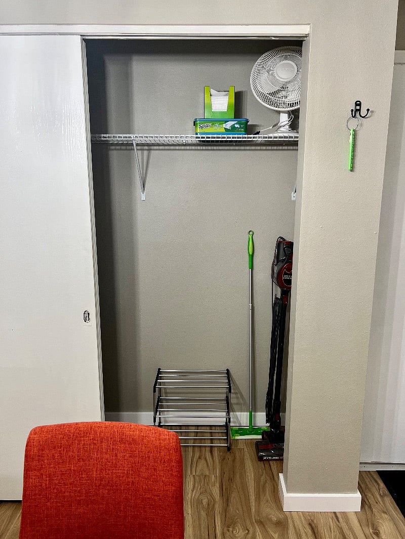 21-Closet with cleaning supplies.