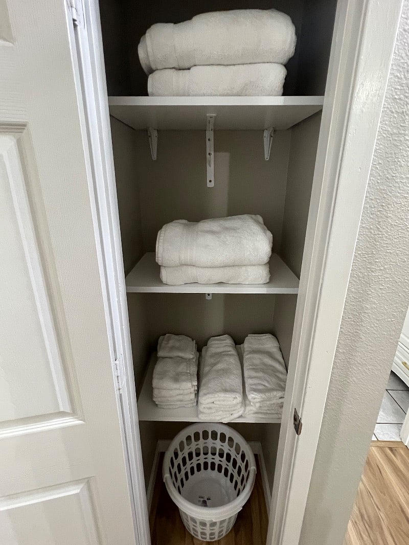 Linen closet.