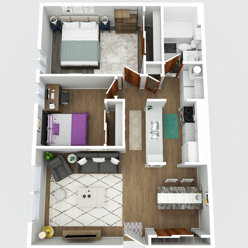 Example of floor plan.