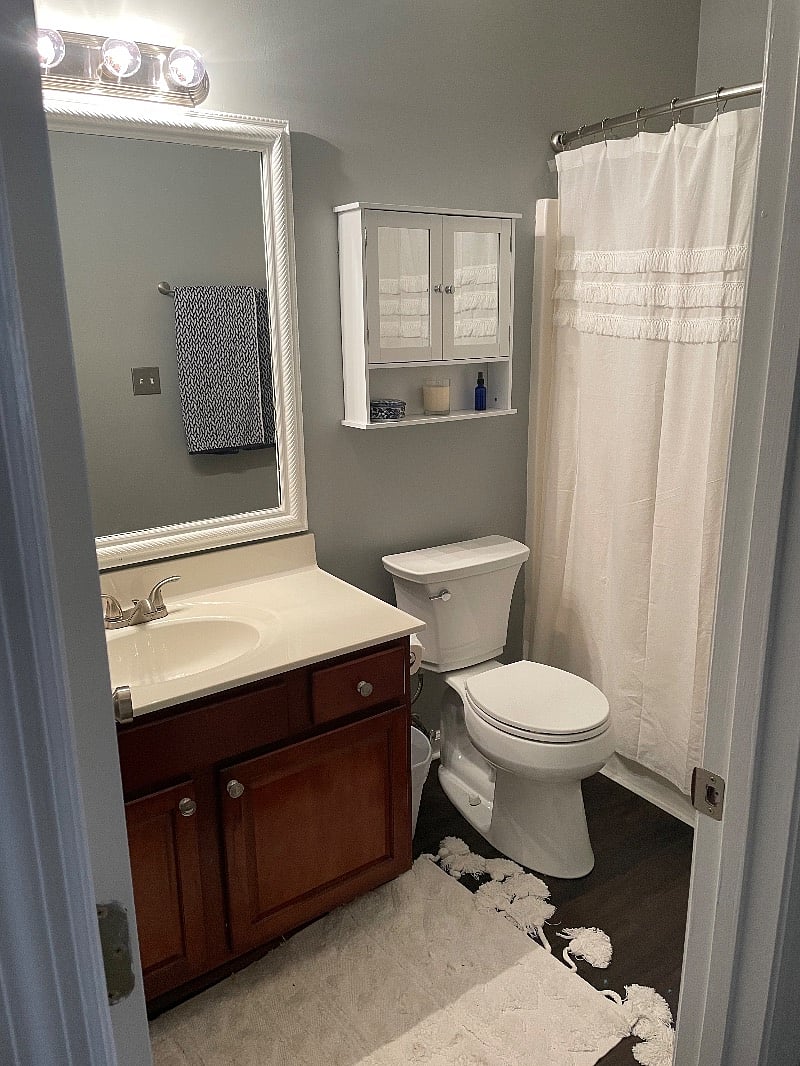 Guest private bathroom