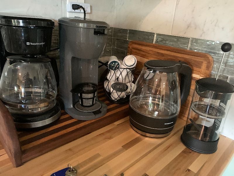 All set for your first coffee or tea of the day.