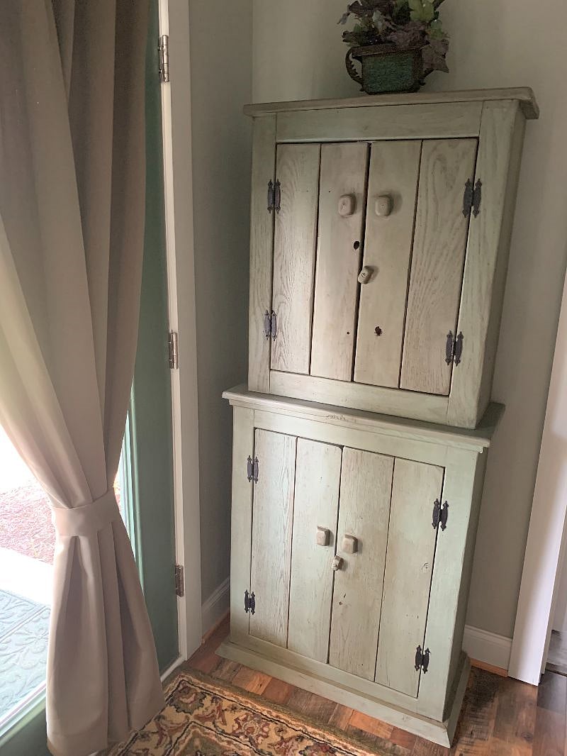 Kitchen Pantry made by host, woodworker