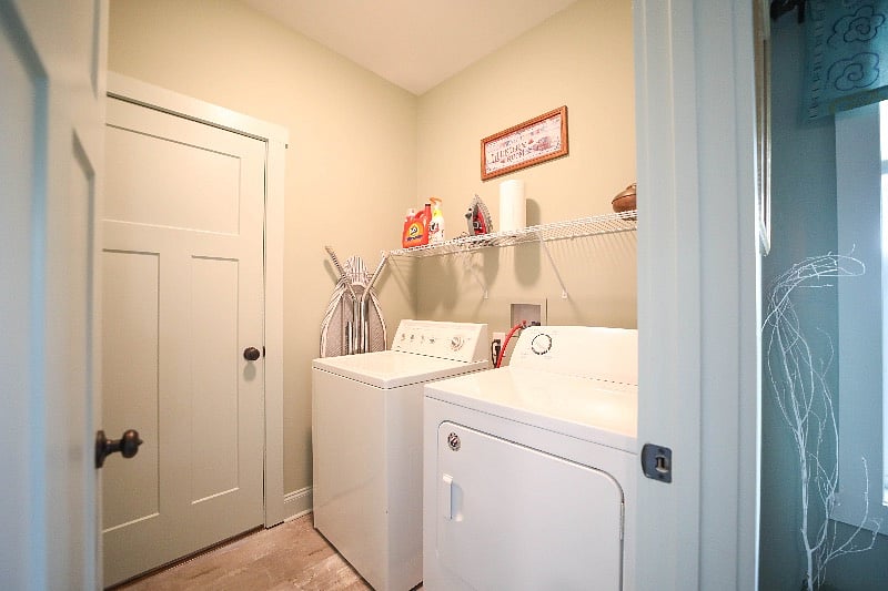 Washer & Dryer Adjoins the Guest Quarters.
