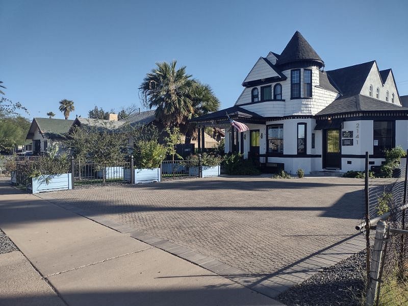 View of house from driveway.