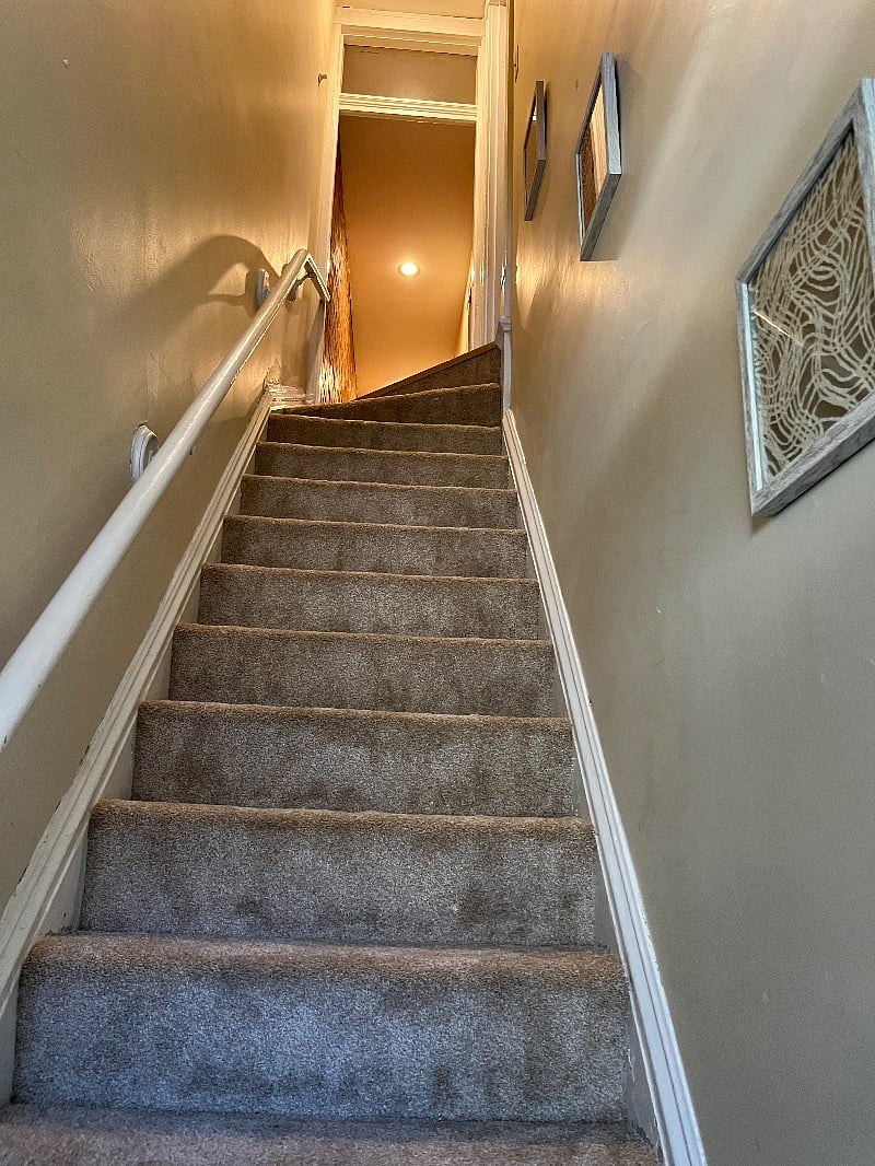 Entry hallway from front door view