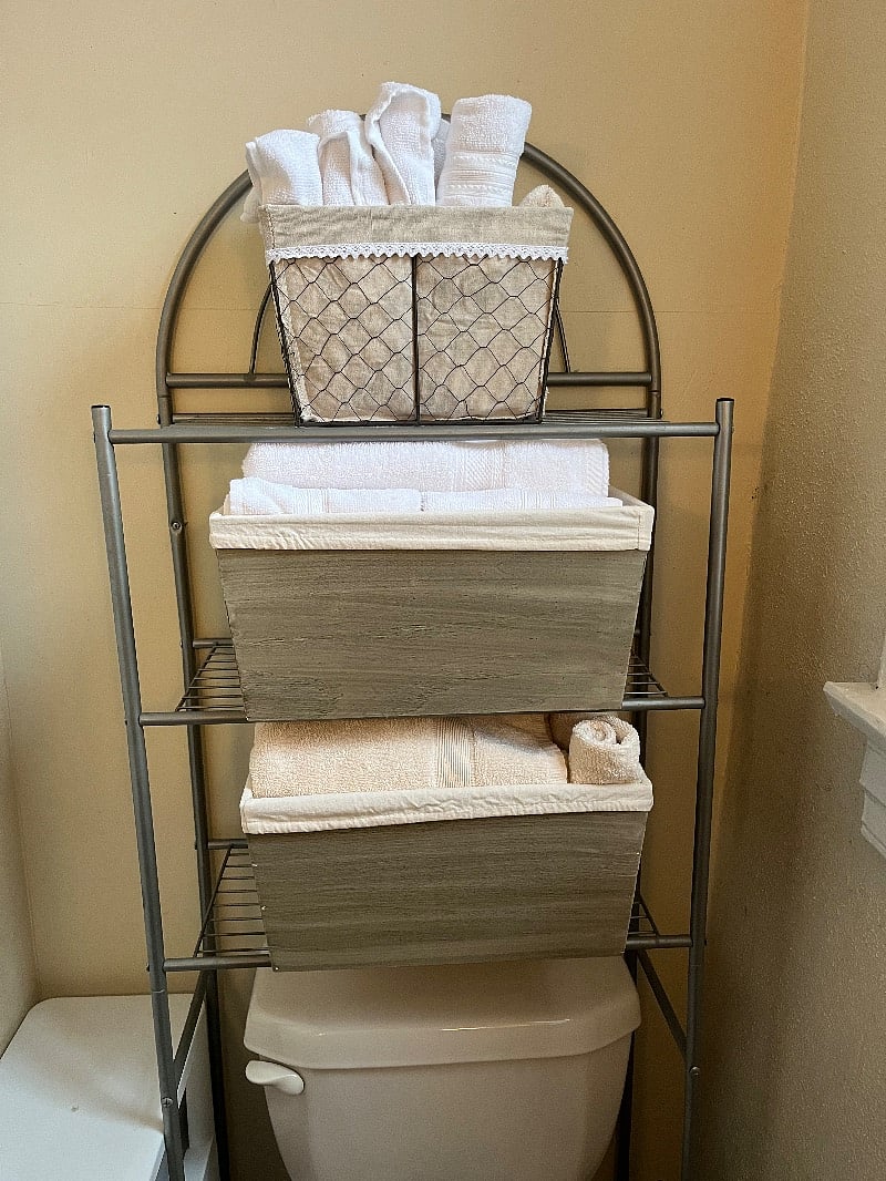Bathroom- towel rack