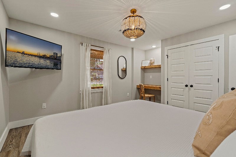 Unit 3- Black Pearl- Master Bedroom and Work Space