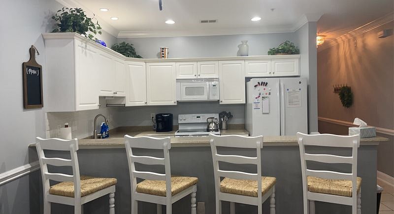 Kitchen with Dining Bar