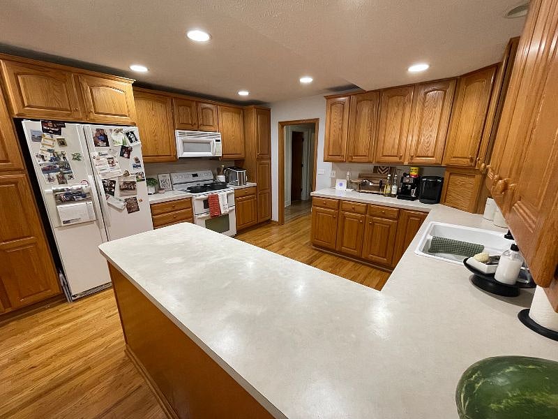 Shared kitchen.
