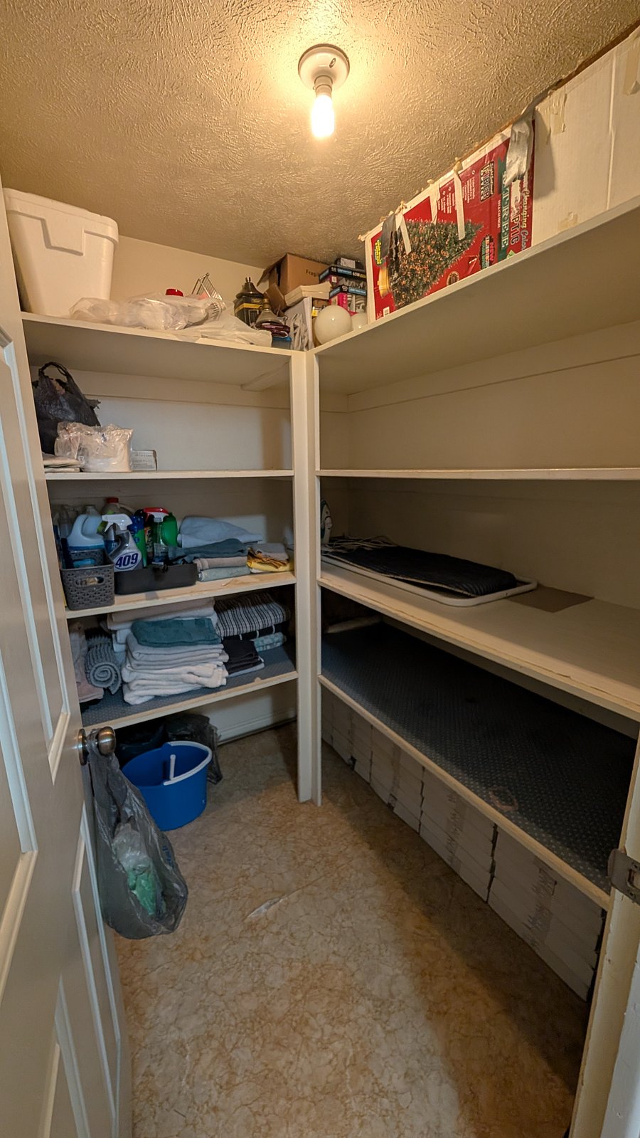 Pantry with storage