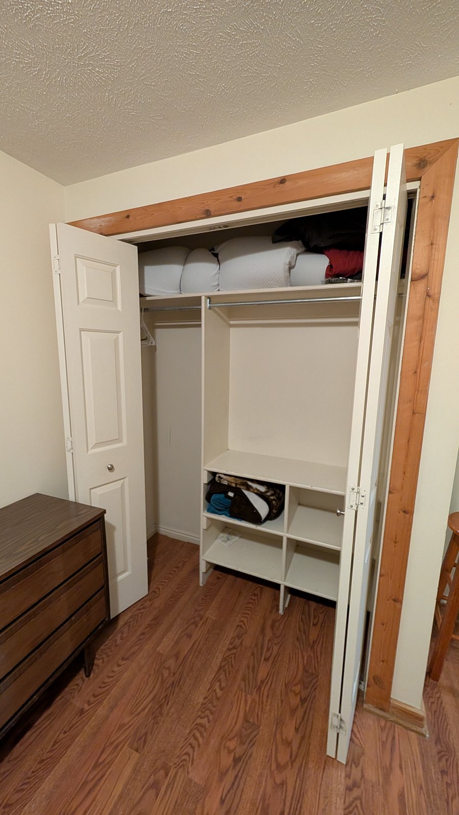 Double closets in each bedroom- this is bedroom #2