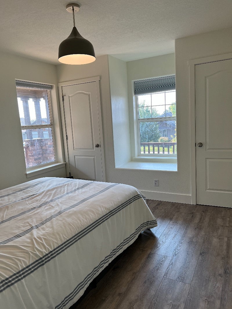 Bedroom #2 with 2 closets
