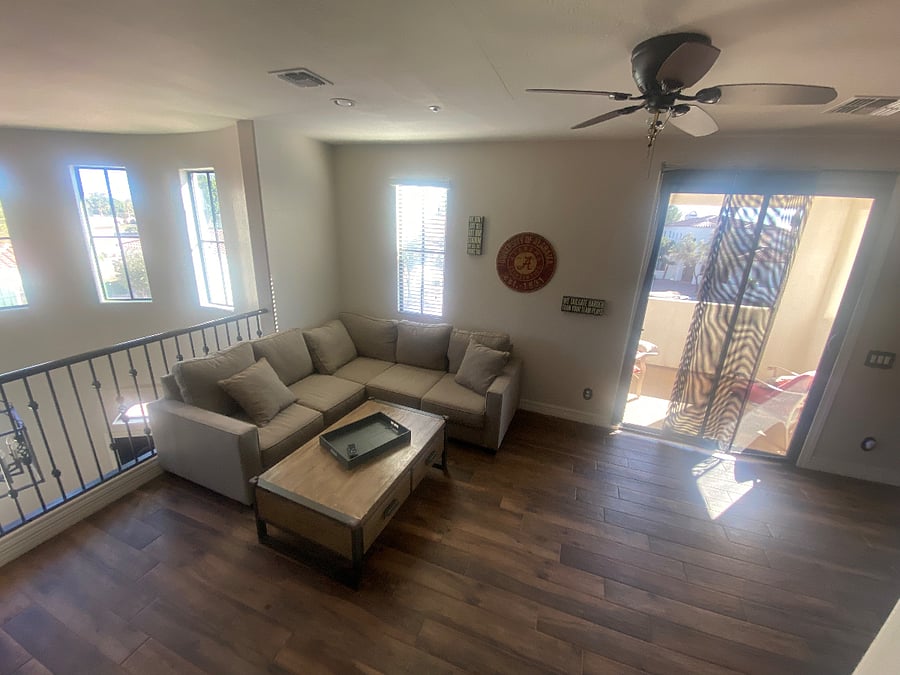 Open area Loft next to bedrooms